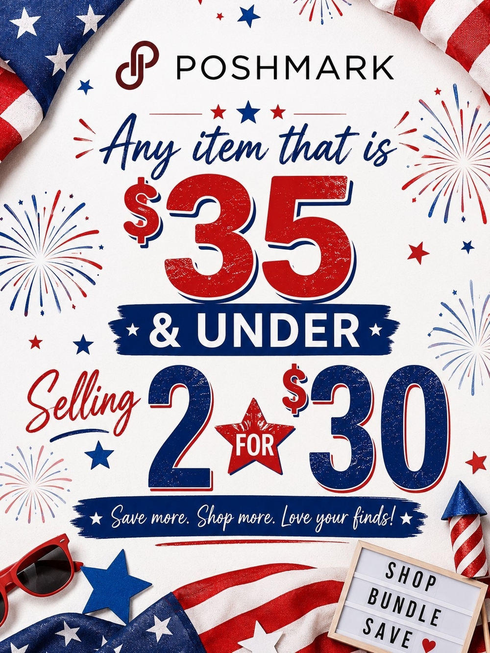🇺🇸4TH OF JULY SALE🇺🇸- $35 & Under Sale